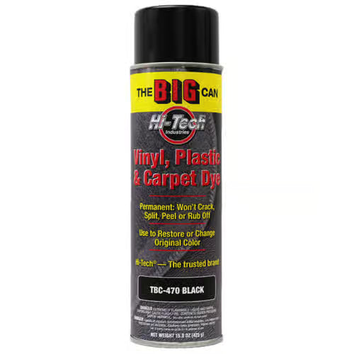 Hi-Tech Vinyl, Plastic & Carpet Dye - Black/The Big Can 15.0 OZ