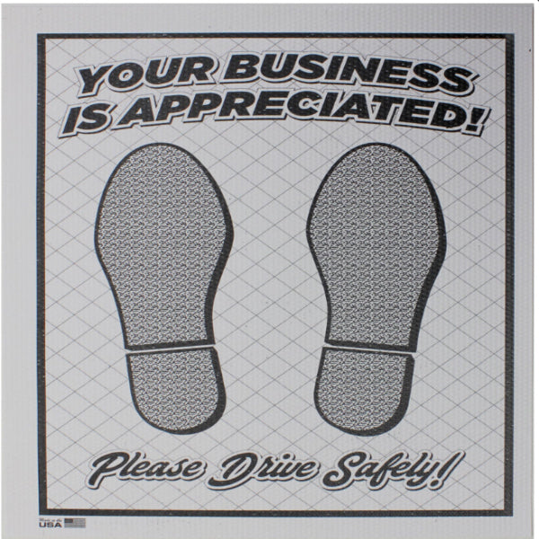 Dimpled Poly Paper Floor Mats - 250 ct.